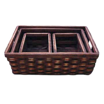  Wooden Basket (Деревянная корзина)
