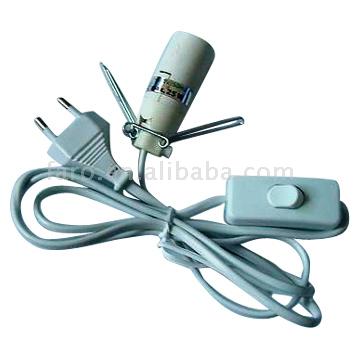 Lamp Holder Power Cord (Lampenfassung Netzkabel)