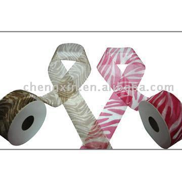  Organza Ribbon with Printing (Organza Ribbon avec l`impression)