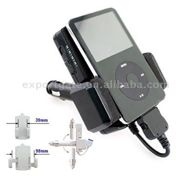  Digital 3-in-1 Car Kit for iPod (Цифровой 3-в  комплект громкой связи для IPod)