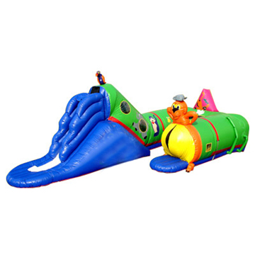  Inflatable Slide with Obstacle (Надувная Авто с препятствиями)