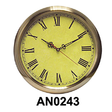  Chrome Wall Clock