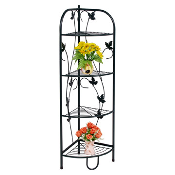  4-Shelf Corner Garden Stand (4-Shelf coin jardin Stand)