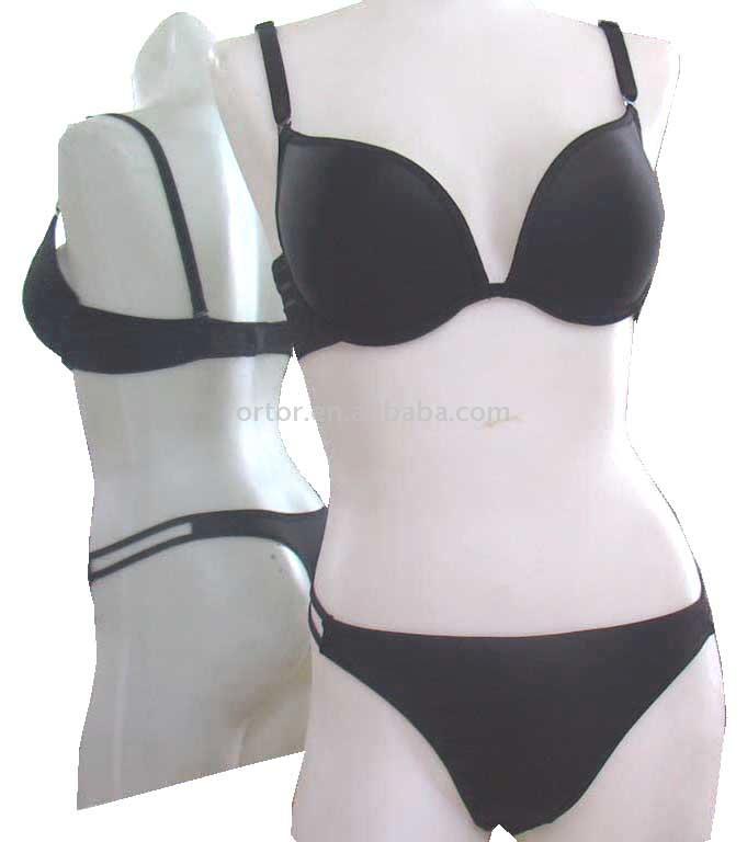  Smooth Mould Foam Bra with G-String ( Smooth Mould Foam Bra with G-String)