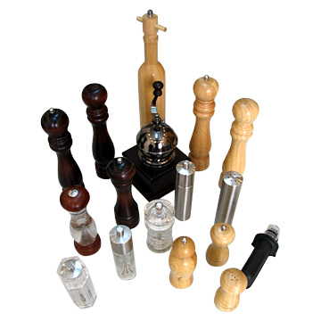  Pepper Mills, Coffee Mills, Salt Mills