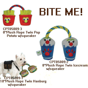  Plush Rope Pet Toys (Канатная Pet Плюшевые игрушки)