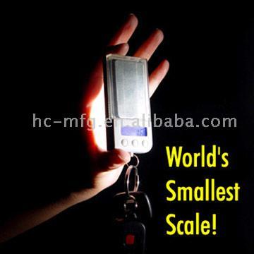  0.1g Accuracy Key Chain Scale (0,1 г точность Key Chain Шкала)