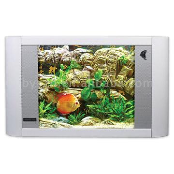  Wall-Mounted Aquarium (Carbonized Wooden Frame) (Настенный аквариум (Carbonized деревянном каркасе))