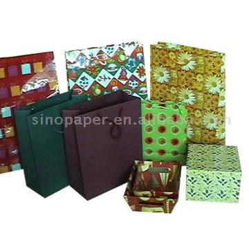  Gift Paper Bags and Boxes (Подарочные бумажные пакеты и коробки)
