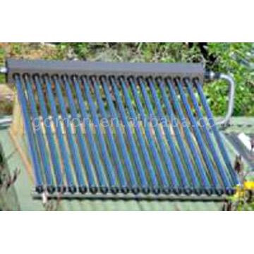  Solar Collector with Normal Metal Heat Tubes (Système de capteur solaire thermique des métaux avec Plein Tubes)