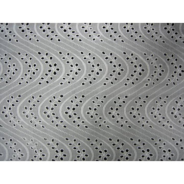  100% Cotton Embroidered Fabric (Tissu 100% coton brodé)