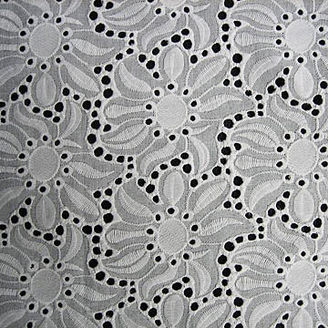  100% Cotton Embroidery Fabric (100% coton Tissu Broderie)