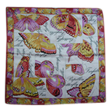  Silk Printed Scarf (Foulard en soie imprimée)