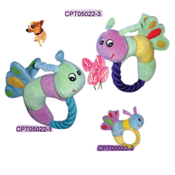  6" Plush Insect Rope Toys (6 "Plush insectes Rope Toys)