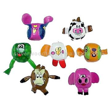  Vinyl Animal Head Hacky Sacks ( Vinyl Animal Head Hacky Sacks)