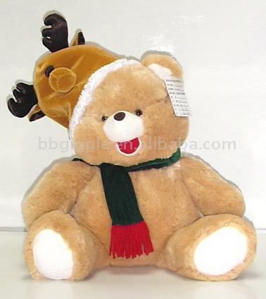  Soft Plush Christmas Bear (Мягкий плюш Рождества медведь)