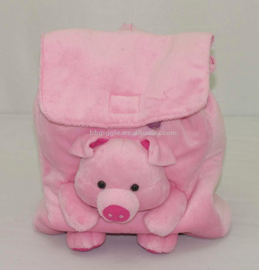  Plush Pig Backpack (Peluche sac à dos de porc)