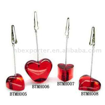  Heart Memo Clips ( Heart Memo Clips)