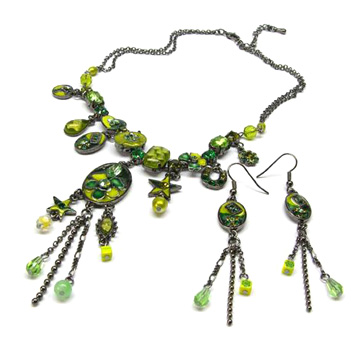  Necklace, Earrings and Ring (Колье, серьги и кольцо)
