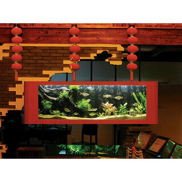  Wall-Mounted Aquarium (Aquarium mural)