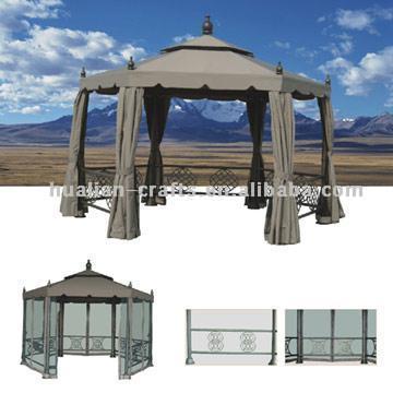 Hexagon Aluminium Gazebos (Hexagon Aluminium Gazebos)