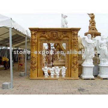  Marble Fireplace and Stone Carving (European and USA Style) (Cheminée en marbre et pierre Sculpture (European and Style USA))