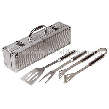  3pcs BBQ Tools with S/S Handles ( 3pcs BBQ Tools with S/S Handles)