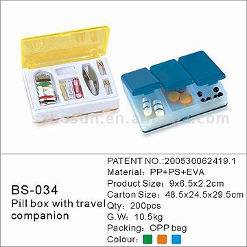  4-Case Pill Boxes (4-Case Pill коробки)
