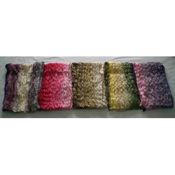  Silk Crinkle Hand Printed Scarf ( Silk Crinkle Hand Printed Scarf)
