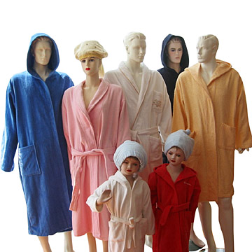  Cotton Bathrobes (Хлопок Банные халаты)