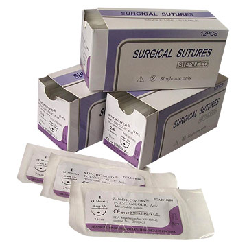  Absorbable Sutures (PGA, PDO and PDSII) (Sutures résorbables (PGA, AOP et PDSII))