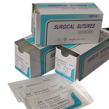  Silk Braided Sutures (Soie tressée Sutures)