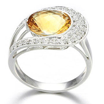  18K Gemstone Ring (18K Gemstone кольцо)