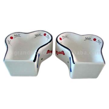  2 Dog Bone Bowls Set (2 чаши Dog Bone Set)