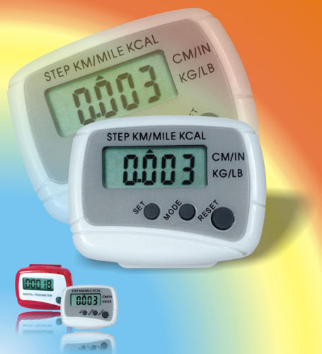  Multifunctional Pedometer with Time