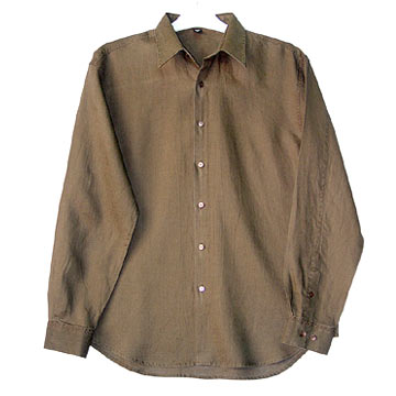  Men`s Linen Shirt (Мужские рубашки Лен)