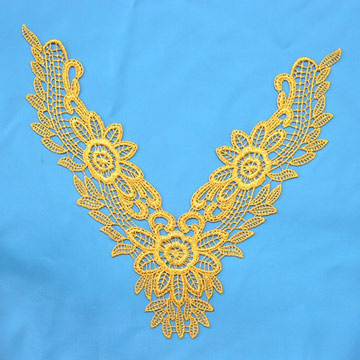  Terylene Embroidered Lace