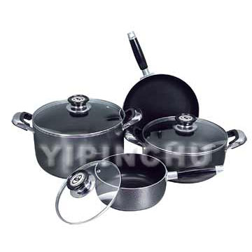  7pc Aluminum Non-Stick Cookware Set ( 7pc Aluminum Non-Stick Cookware Set)