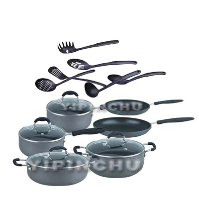 16pc Aluminium Antihaft-Kochgeschirr-Set (16pc Aluminium Antihaft-Kochgeschirr-Set)