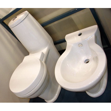  Toilet, Bidet, Basin And Pedestal