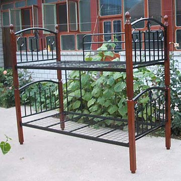  Bunk Bed with Wooden Post