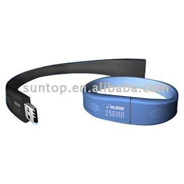  USB Drive with Silicone Bracelet ( USB Drive with Silicone Bracelet)