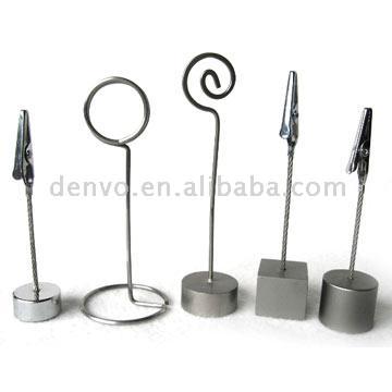  Memo Clips with Metal Base