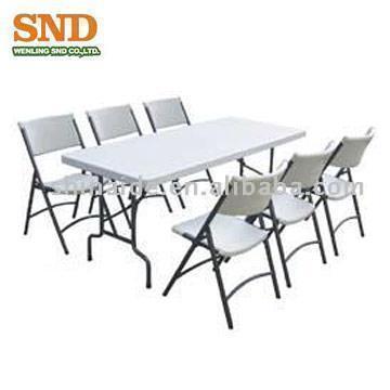  Blow Mold Plastic Table and Chairs (Blow Mold пластиковые стол и стулья)