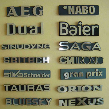  Nameplates (Schilder)
