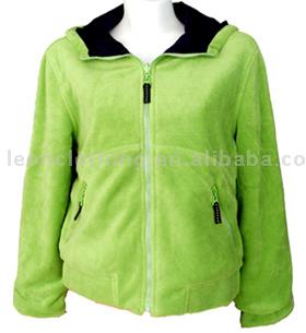  Ladies` Reversible Fleece Jacket