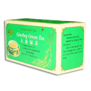  Ginseng Green Tea (Женьшень Зеленый чай)