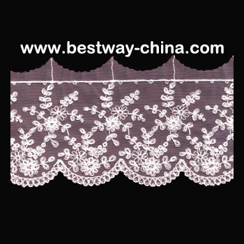  Net Embroidered Lace (Чистая Вышитая Кружева)