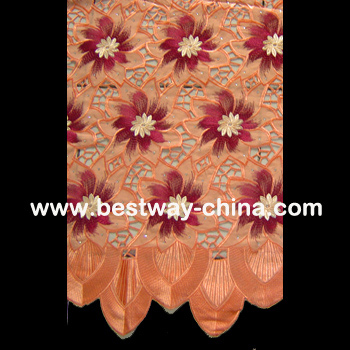  African Style Hand Cut Voile Lace (Африканский стиль обрезанные вручную Voile L e)