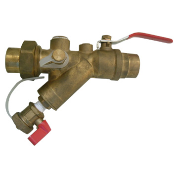  Brass Ball Valve with Y-Strainer ( Brass Ball Valve with Y-Strainer)